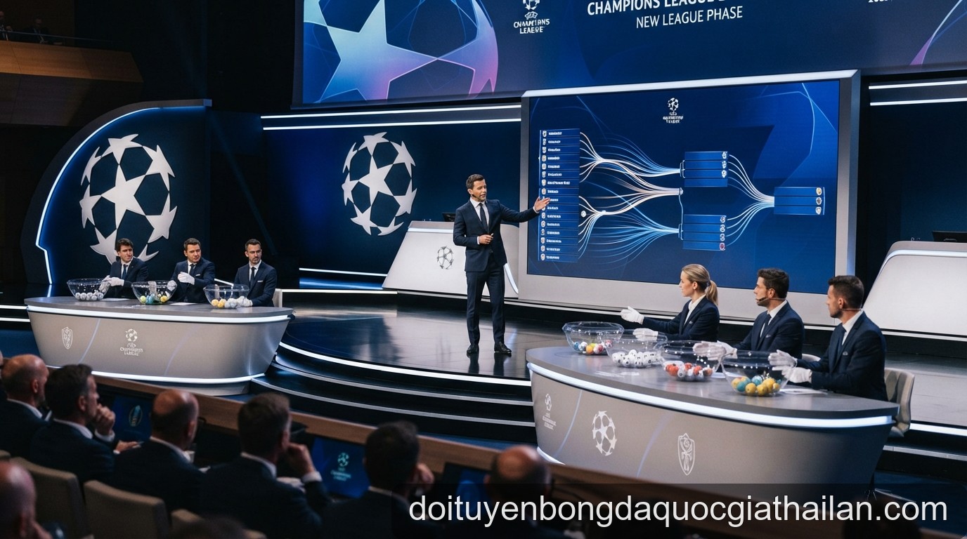 Lễ bốc thăm Champions League 2026/27: Thể thức mới và những kịch bản khó lường